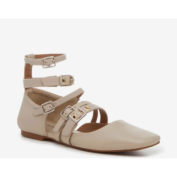 NWOT Free People Free People Hart Flat Beige Size 9.5 US - Picture 2 of 9